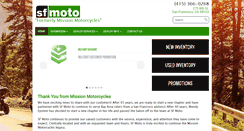 Desktop Screenshot of missionmotorcycles.com