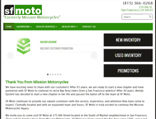 Tablet Screenshot of missionmotorcycles.com